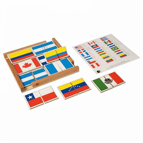 Marcar Rompecabezas de las Américas | Material Montessori | Nienhuis