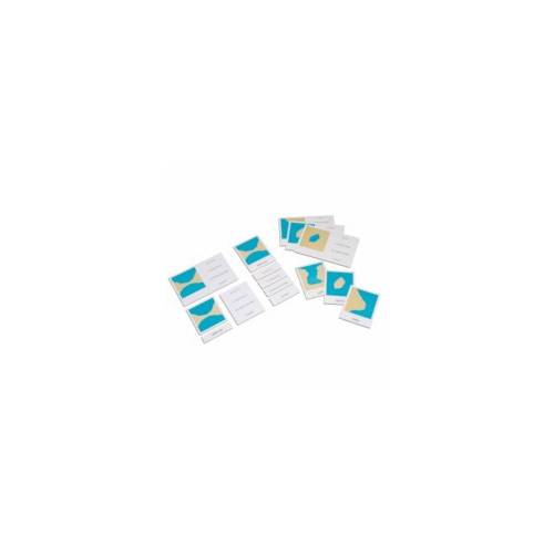 Formas de tierra y agua: juego de cartas | Material Montessori | Nienhuis
