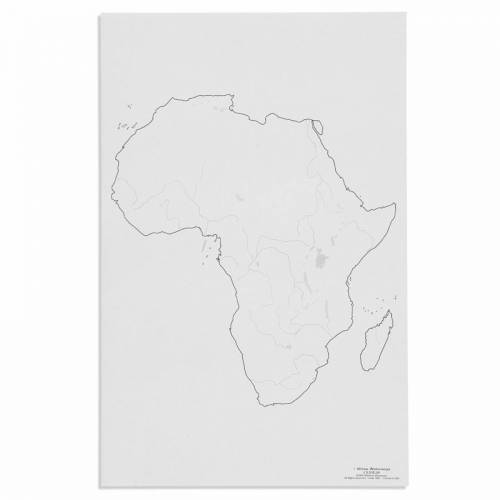 África: Rios - Vías Fluviales (50) | Geografía Montessori | Nienhuis