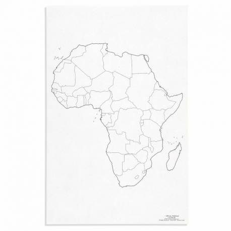 Africa: Mapa Políticol (50)