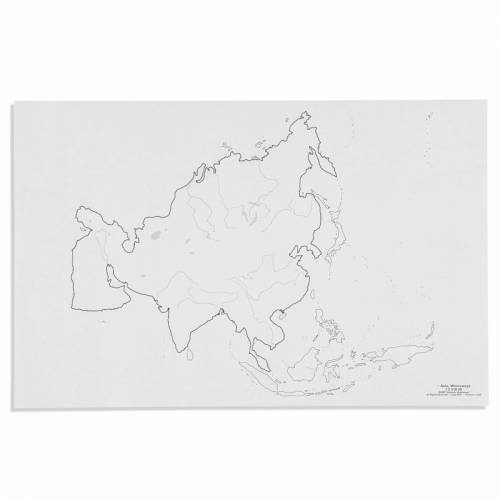 Asia: Rios - Vías Fluviales (50) | Geografía Montessori | Nienhuis