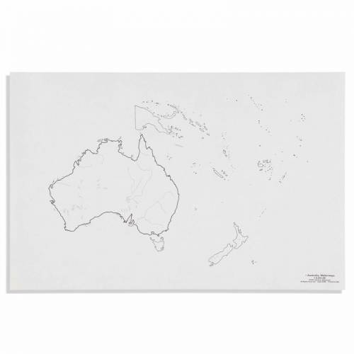 Australia: Rios - Vías Fluviales (50) | Geografía Montessori | Nienhuis