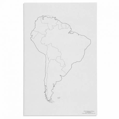 South America: Mapa Políticol (50)