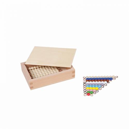 Caja para las perlas de cuentas | Material Montessori Oficial | Nienhuis
