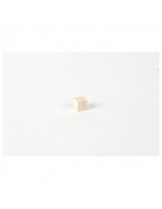 Unpainted Cube: 1 x 1 x 1 cm