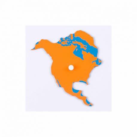 Pieza de puzzle de: América del Norte | Geografía Material Didáctico | Nienhuis