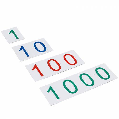 Tarjetas grandes 1-1000