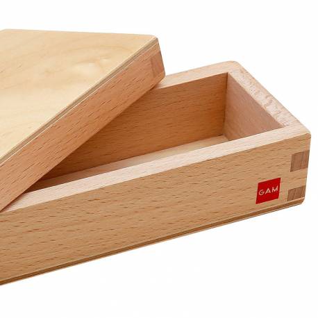 Caja para tarjetas pequeñas Montesori