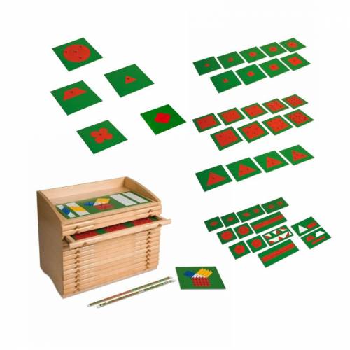 Gabinete de fracciones Montessori