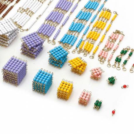 Cubos, cuadrados y cadenas | Montessori Oficial AMI