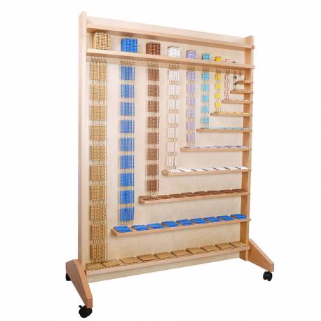 Gabinete completo de perlas | Montessori oficial Gonzagarredi AMI