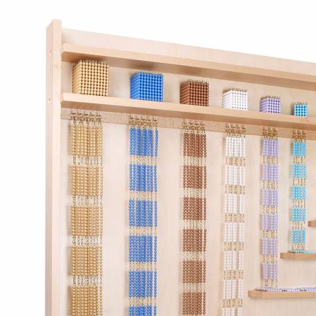 Gabinete completo de perlas | Montessori oficial Gonzagarredi AMI