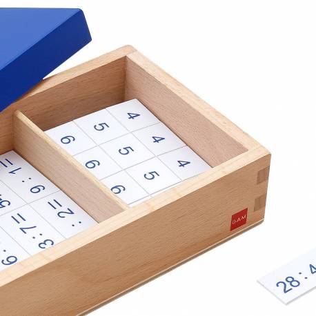 Caja de divisiones Montessori |Gonzagarredi Oficial AMI