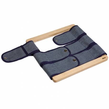 Nienhuis Montessori AMI | Infant Toddler Dressing Frame: Snapping
