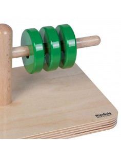 Discs On Horizontal Dowel 2