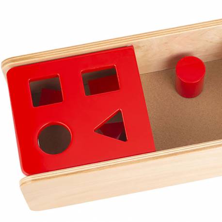 Nienhuis Montessori AMI | Imbucare Box With Flip Lid - 4 Shapes