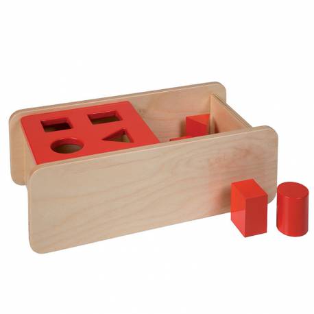 Nienhuis Montessori AMI | Imbucare Box With Flip Lid - 4 Shapes