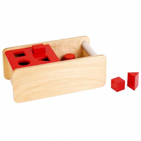 Nienhuis Montessori AMI | Imbucare Box With Flip Lid - 4 Shapes