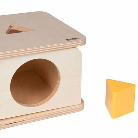 Nienhuis Montessori AMI | Imbucare Box With Triangular Prism