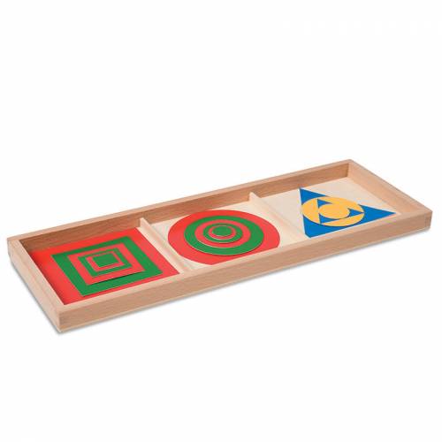 Nienhuis Montessori AMI | Inscribed And Concentric Figures: Plastic