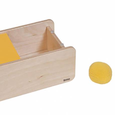Nienhuis Montessori AMI | Imbucare Box With Flip Lid - Knit Ball