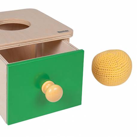 Nienhuis Montessori AMI | Imbucare Box With Knit Ball