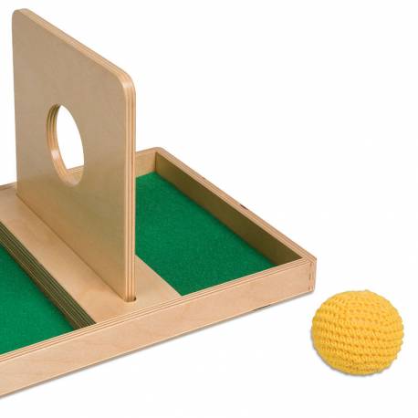 Nienhuis Montessori AMI | Imbucare Board With Knit Ball