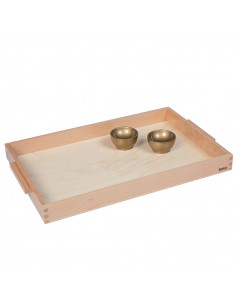 Wooden Tray With 2 Unit Cups