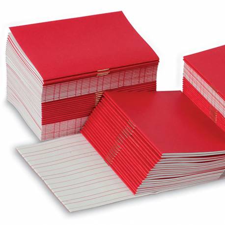 Libretas escritura pequeñas rojas | Escribir con Montessori | Nienhuis
