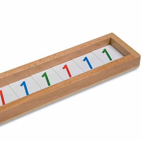 Tarjetas jerarquía geométrica de números | Montessori Matemáticas