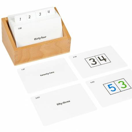 Tarjetas actividades - Tablas de seguin 10 | Montessori Matemáticas