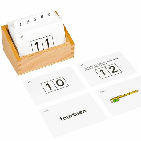 Tarjetas actividades - Tablas de seguin 10-90 | Montessori Matemáticas