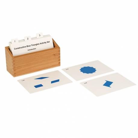 12 Identical Blue Triangles Activity Set