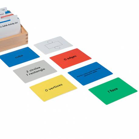 Tarjetas actividades - Sólidos geométricos | Montessori Matemáticas