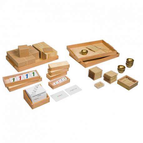 Tarjetas actividades - Material dorado | Montessori Matemáticas - Nienhuis