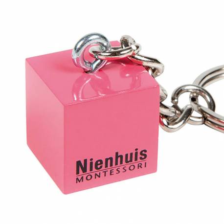 Llavero Nienhuis: Torre rosa Nienhuis | Regalos para guias Montessori