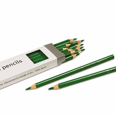 Lápices triángulares: verde Nienhuis | Montessori pinturas | Nienhuis