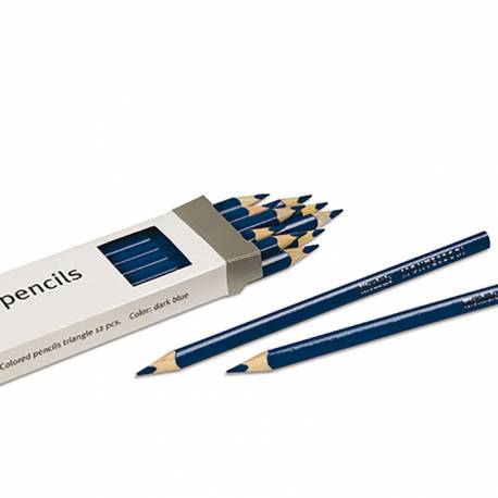 Lápices triángulares: azul oscuro  | Montessori pinturas | Nienhuis