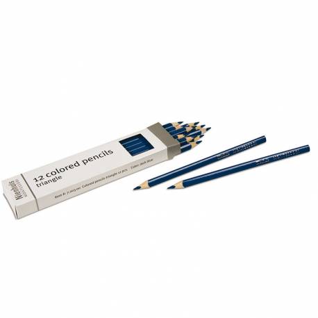 3-Sided Inset Pencils: Dark Blue