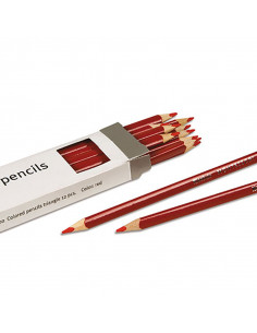 3-Sided Inset Pencils: Red 2