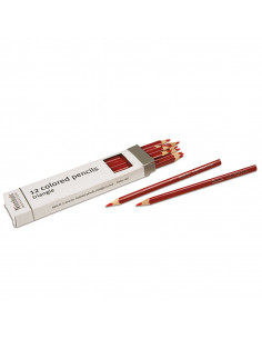 3-Sided Inset Pencils: Red