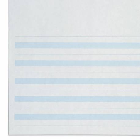 Papel azul | Folio| Pauta Montessori Escribir | Nienhuis - Nebulae