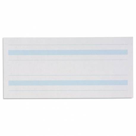 Writing Paper: Blue Lines - 4 x 8.5...