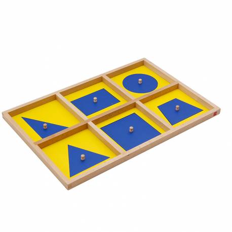 Formas geométricas amarillas y azules Gonzagarredi