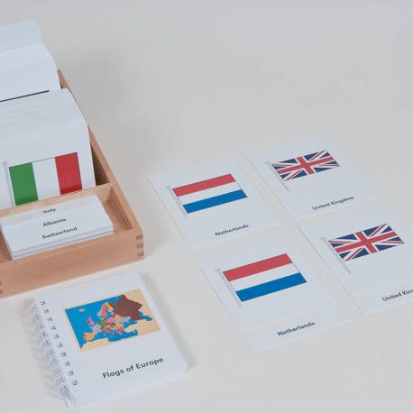 Banderas De Europa Libro Montessori | Montessori Geografía | Nienhuis